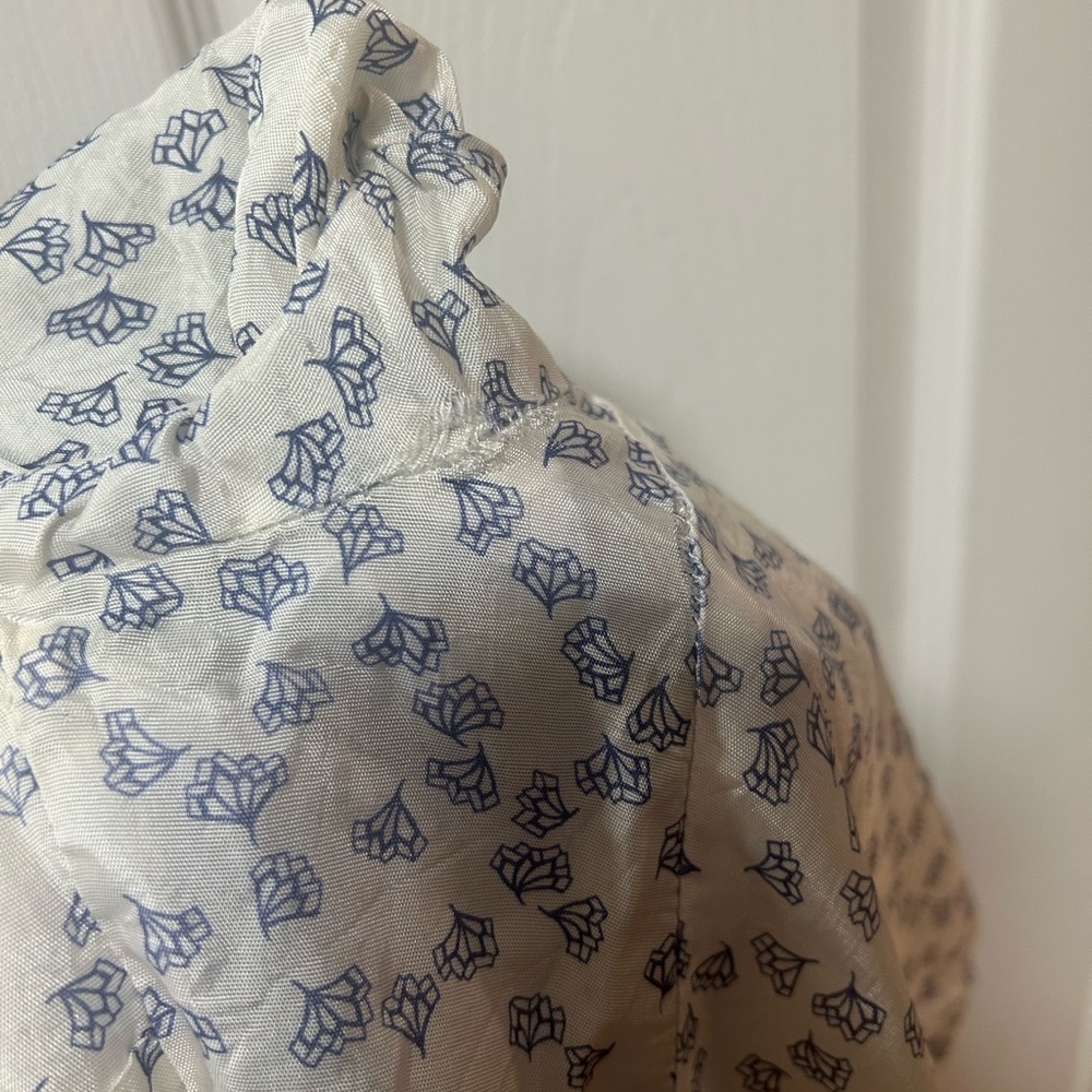 Zara Basic Cotton Blend Knit Elbow Patch Blazer - image 8